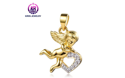 Cupid's Arrow Gold Necklace Pendant