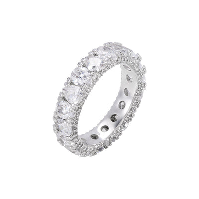 103702 Women silver engagement sterling silver diamond wedding rings jewelry women gold ring Kirin Jewelry