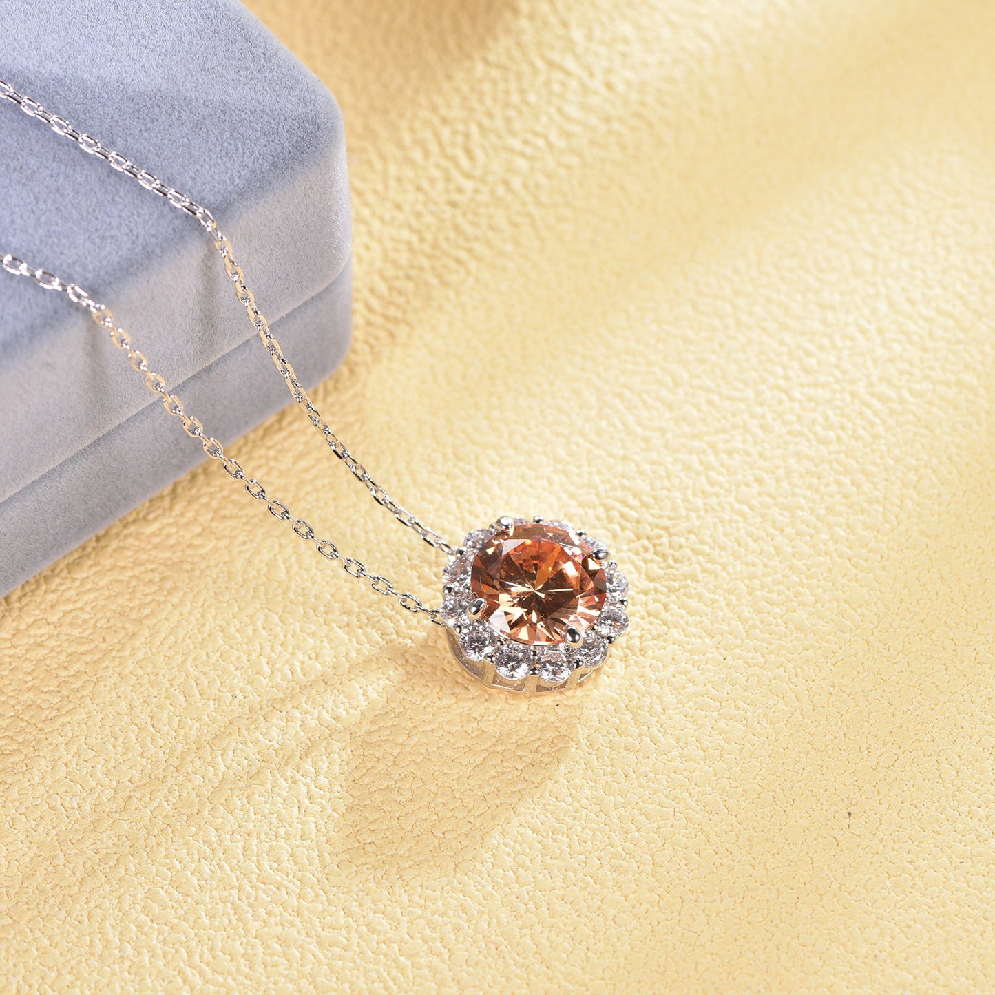 925 silver necklace with rhodium plating CZ KP20306 Kirin Jewelry