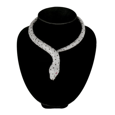 Fashion Jewelry Snake Necklace Custom 100% 925 Sterling Silver Flat Snake Necklace for Women Snake Necklace Kirin Jewelry