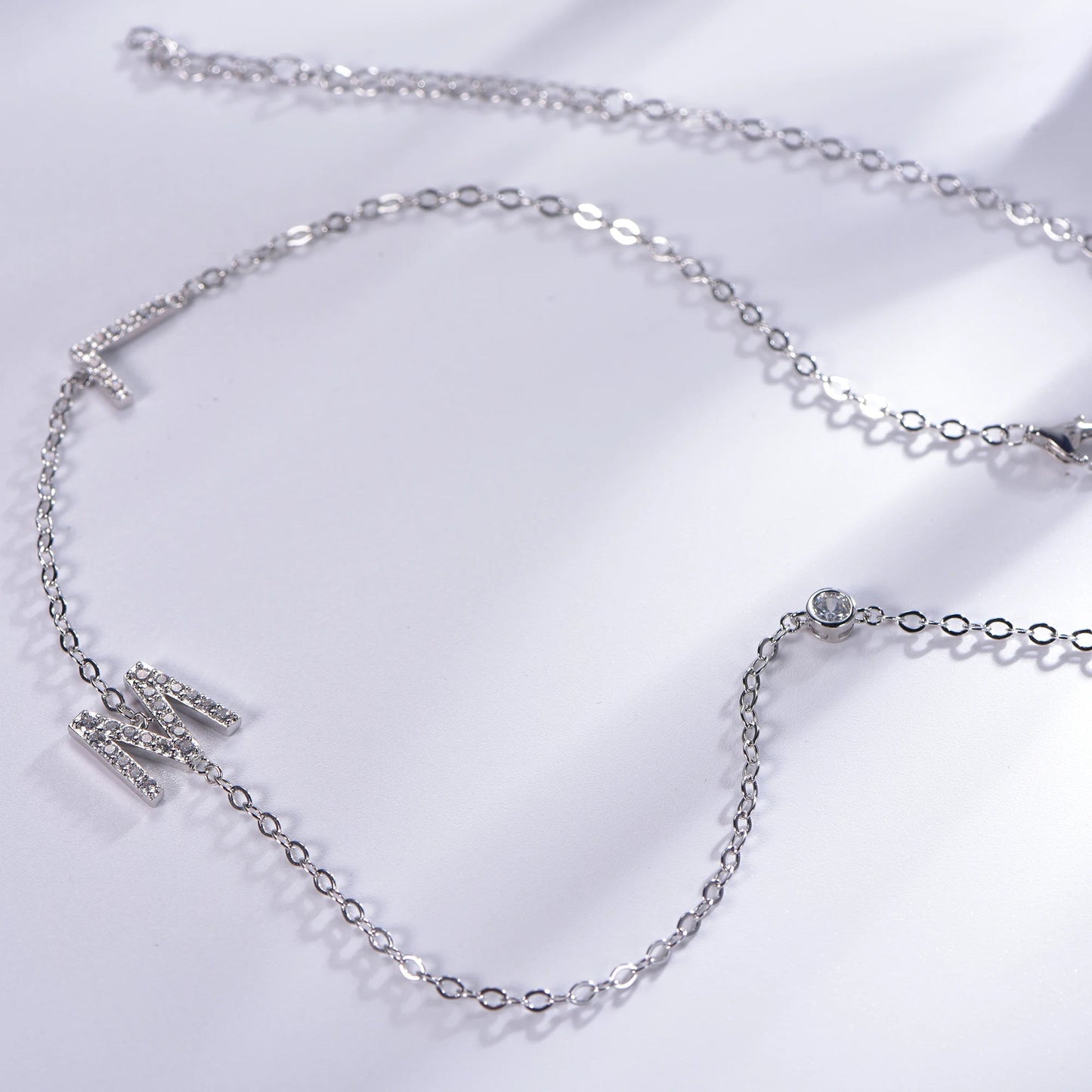 Fashion new type 925 sterling silver wholesale jewelry name letter personalized customized pendant necklace for women Kirin Jewelry