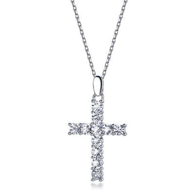 Trendy Popular Jewelry 925 Sterling Silver Necklace Cross Pendant Necklace For Women Kirin Jewelry