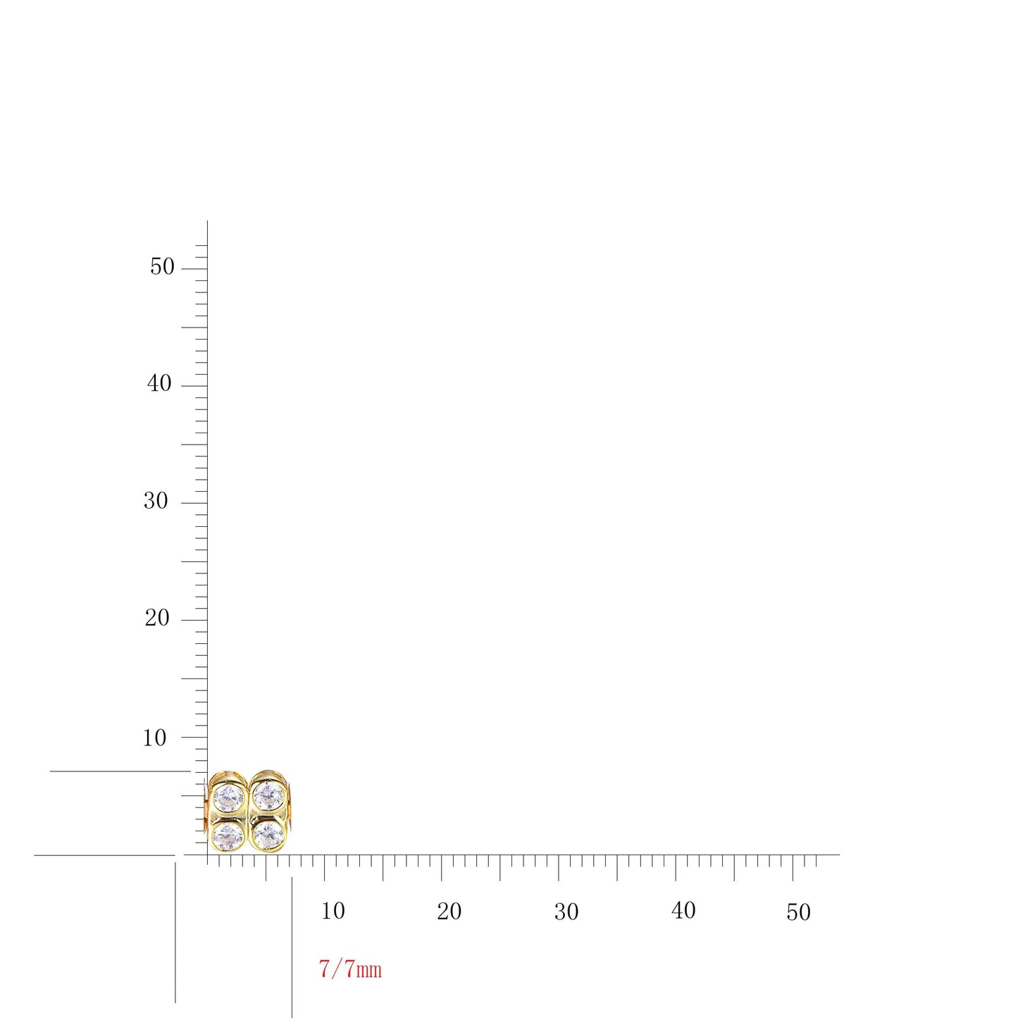 Wholesale Gold Plated Double-Link Personalized Tennis Bracelet