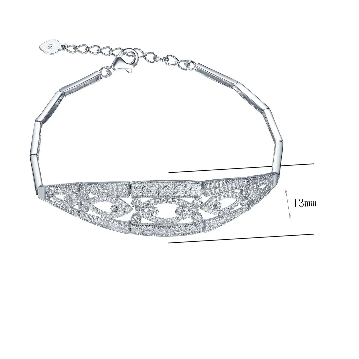 Wholesale Silver Bar Design Personalized Bangle Bracelet