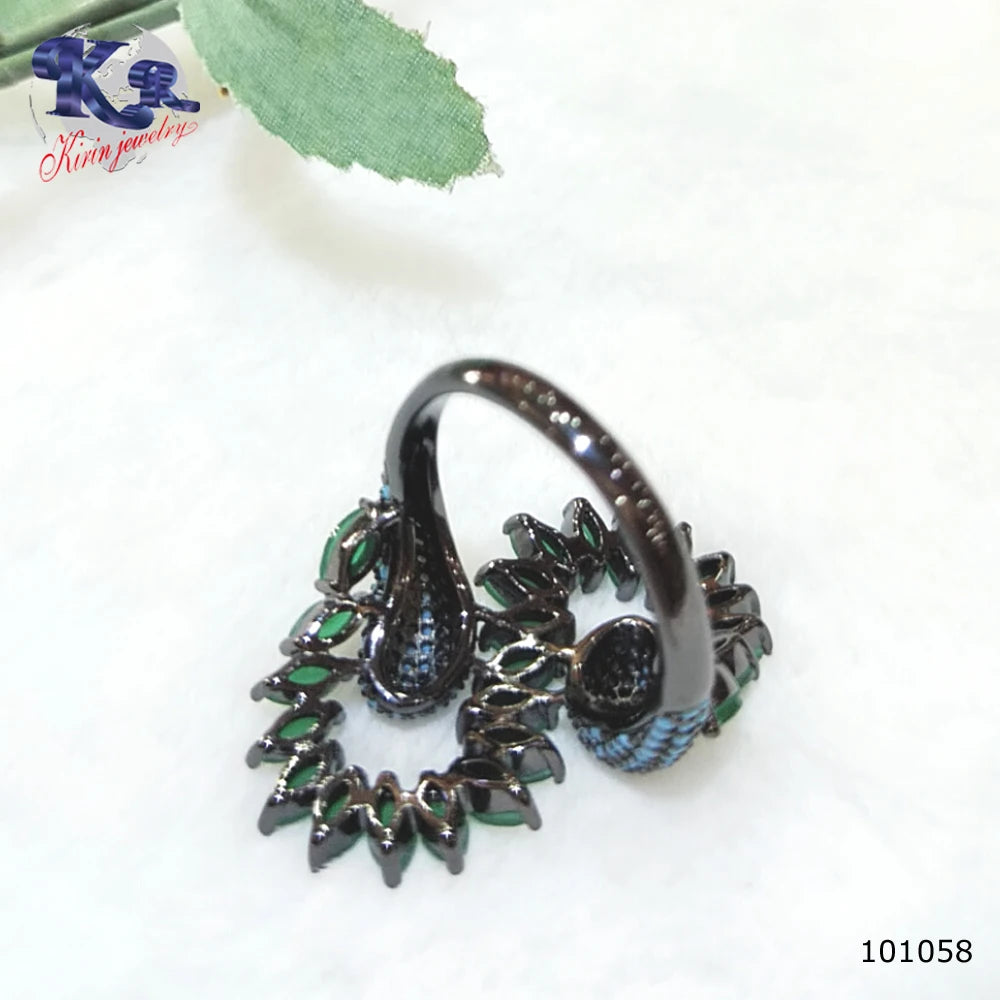 Wholesale Silver Statement Vintage Cluster Engagement Rings