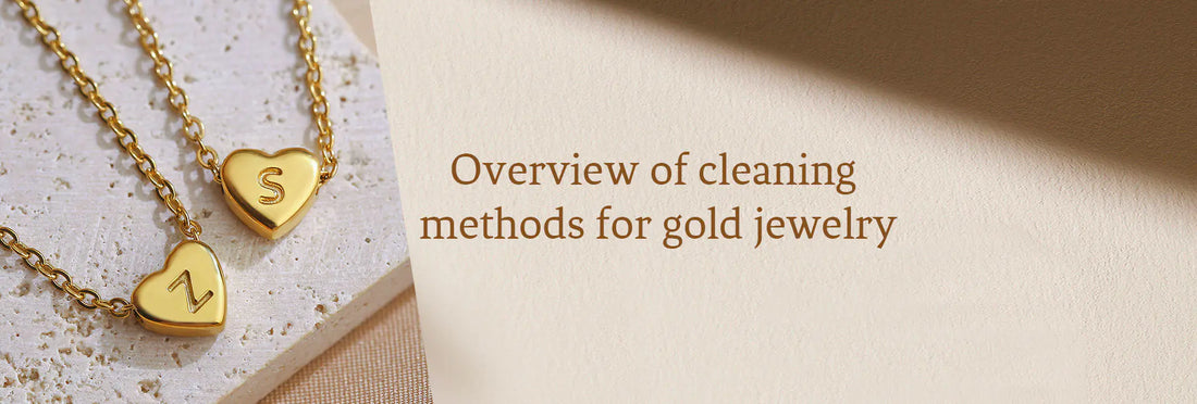 Overview of cleaning methods for gold jewelry