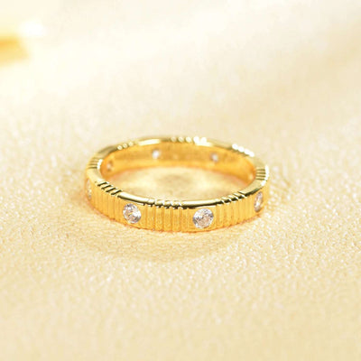 14K and 18K Couple Engagement Gold Diamond Ring Rose Gold Platinum Proposal Wedding Colorful Diamond Ring Kirin Jewelry