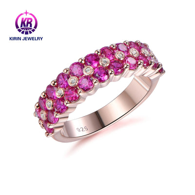 925 Sterling Silver Ring Women 3A Zirconia Light Luxury Fashion Row Cute High Carbon Diamond Ring Diamond Engagement Ring Kirin Jewelry