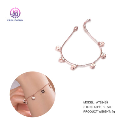 925 silver bracelet with rose gold plating 62469 Kirin Jewelry