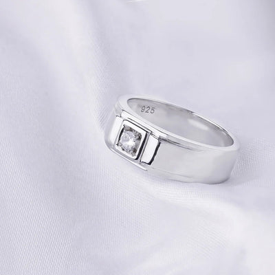 925 silver wedding rings 18K white gold marriage ring real CZ diamond silver engagement ring Kirin Jewelry