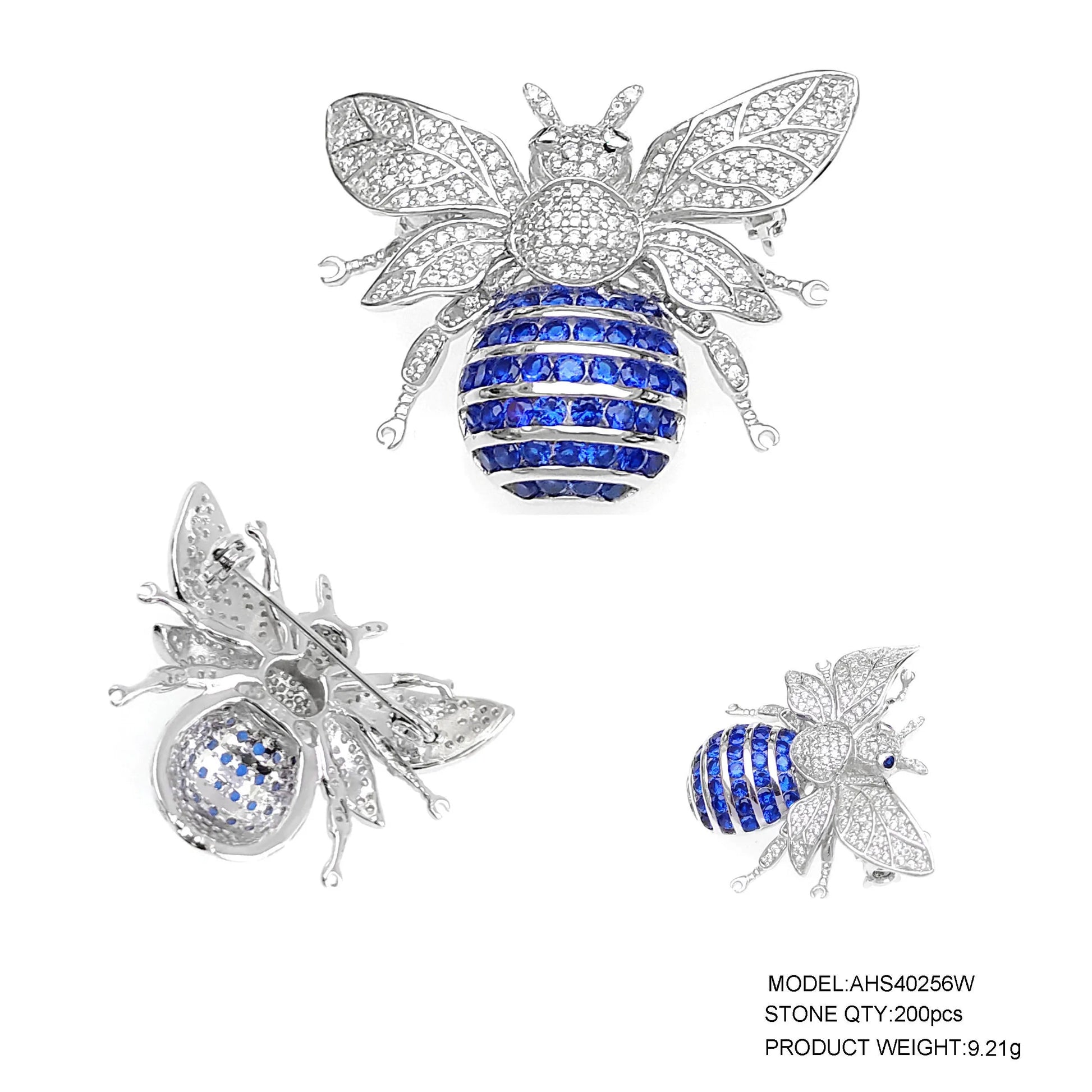 925 sterling silver invisible setting pink rhinestone brooch wholesale fashion unique brooches personalized premium brooch Kirin Jewelry