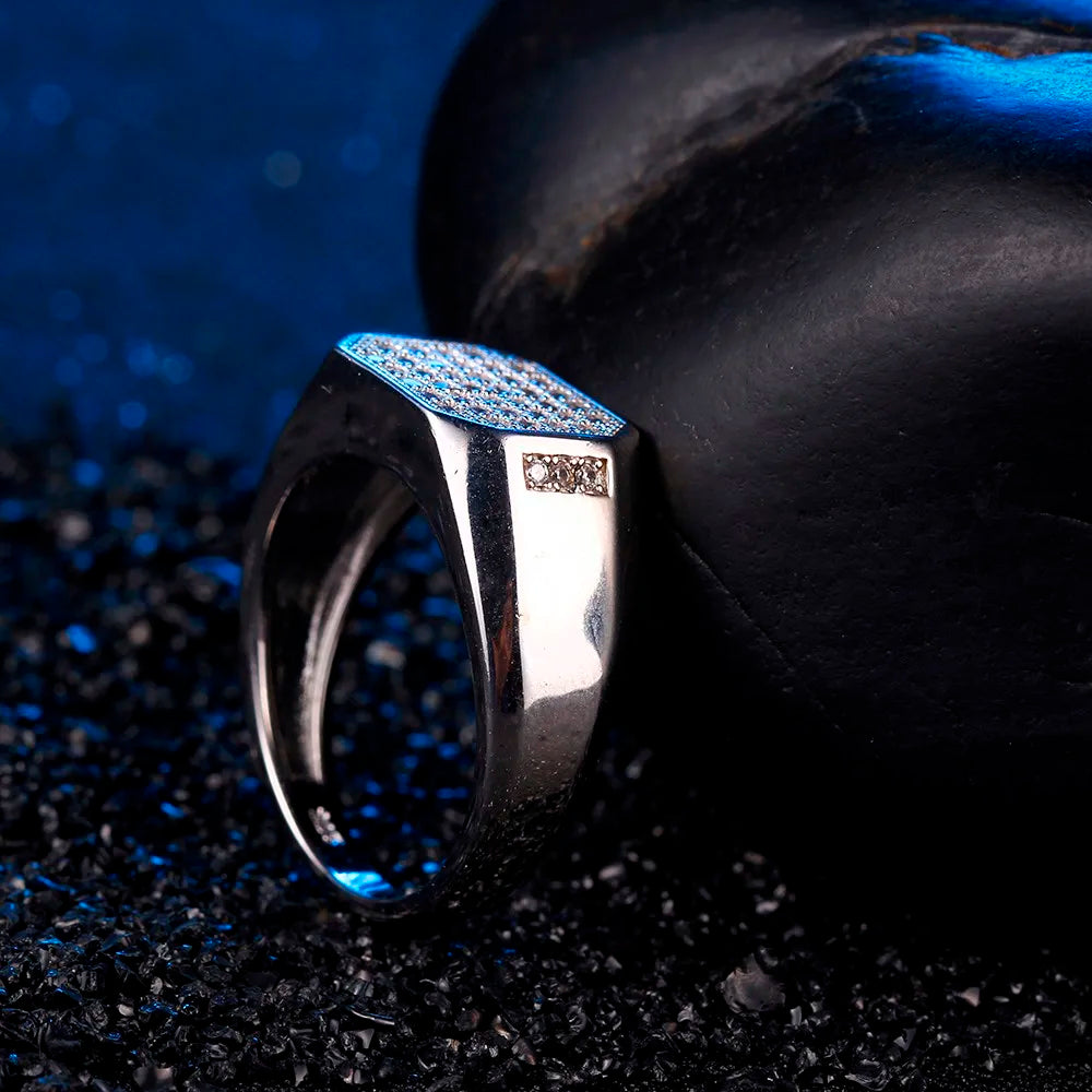 925 sterling silver ring Turkish style Classics Rings for men Fashion Diamond Ring Kirin Jewelry