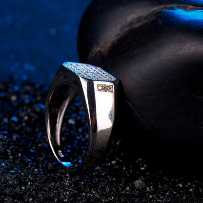 925 sterling silver ring Turkish style Classics Rings for men Fashion Diamond Ring Kirin Jewelry