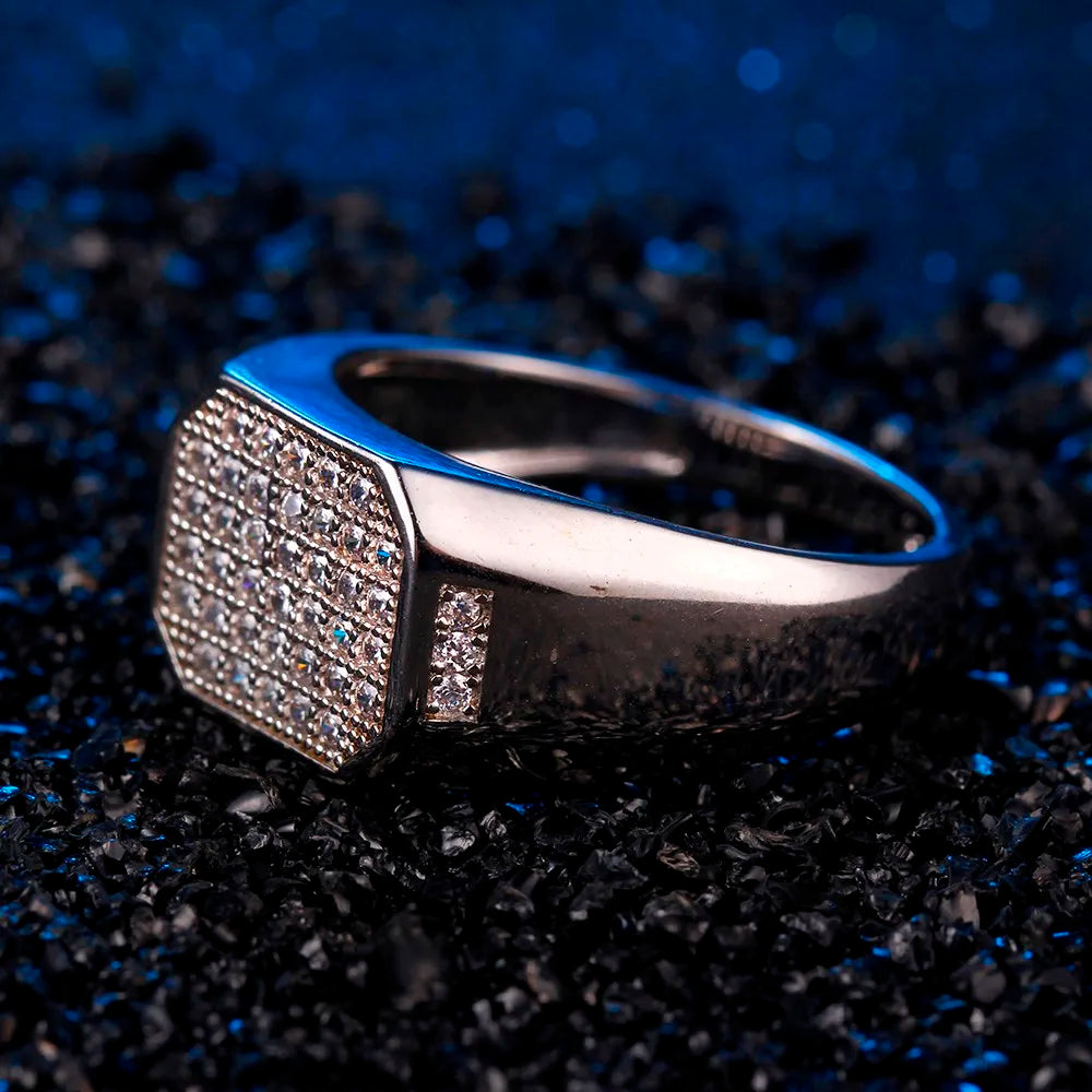 925 sterling silver ring Turkish style Classics Rings for men Fashion Diamond Ring Kirin Jewelry