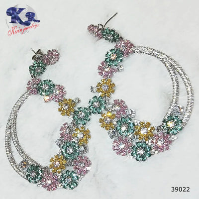 Beautiful Designed 925 Sterling Silver Drop Round Earrings For Women Kirin Jewelry