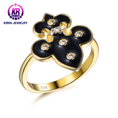 Brand new high-quality irregular dark earrings adorned with sparkling diamonds and 14K18K gold, suitable for women's jewelry Kirin Jewelry