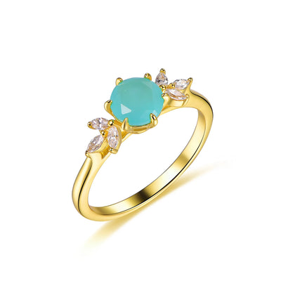 Brass Stone Custom Logo 18K Gold Clear Big Cubic CZ Copper Ring Fashion Jewelry Women Chic Colorful Cubic Ring Kirin Jewelry