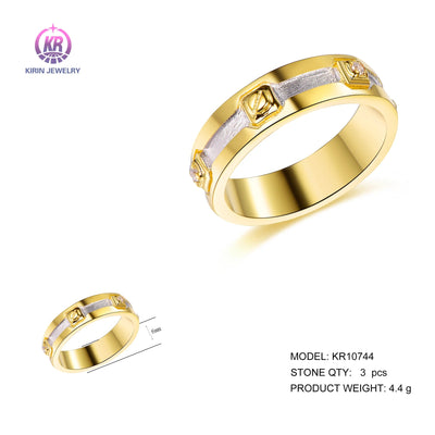 Create sales High Quality Luxury Jewelry brand For Men Women couple 925 sterling silver diamond Classic  Love Ring Kirin Jewelry