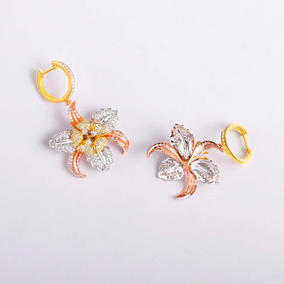 Fashionable  Flower Gold Plated Sets Gold Jewelry New Wholesale Price Latest 18 K Gold Plated Jewelry For Girls Kirin Jewelry