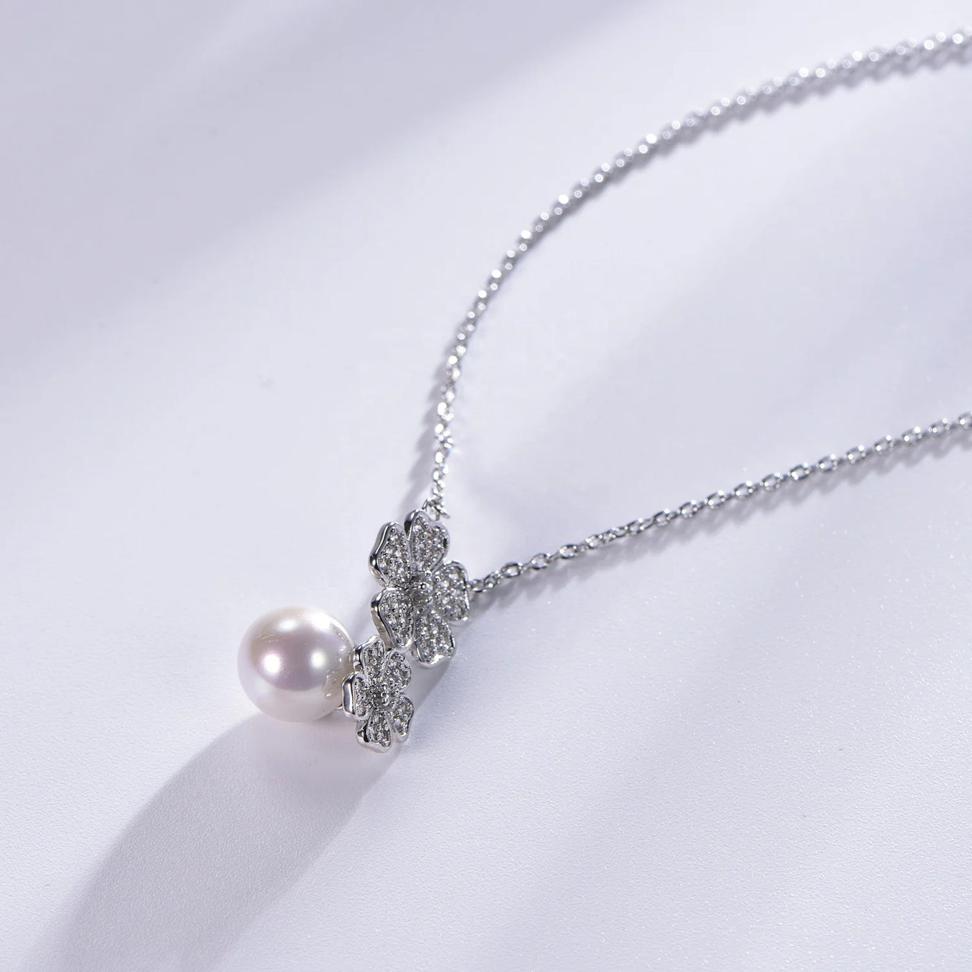 Hot 18" 925 Sterling Silver Genuine big baroque pearl necklace high luster baroque pearl necklace