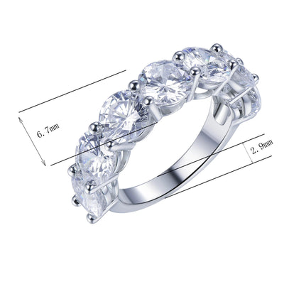 Hot Popular New Design Fashion 18K Gold Plated 925 Sterling silver plated Ring Zircon Ring for Women Kirin Jewelry