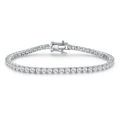 Pulsera de tenis Square Zircon Tennis Chain Bracelet Hip hop CZ Jewelry 925 Silver Men Tennis Bracelet Kirin Jewelry