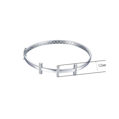 Wholelsale 925 Silver Personalized Simple Design Bangles