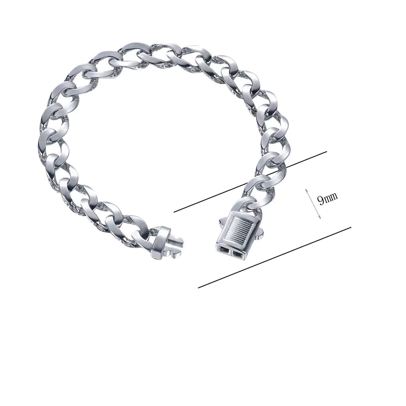 Wholelsale Roadside Curb Cuban Link Chain Bracelet