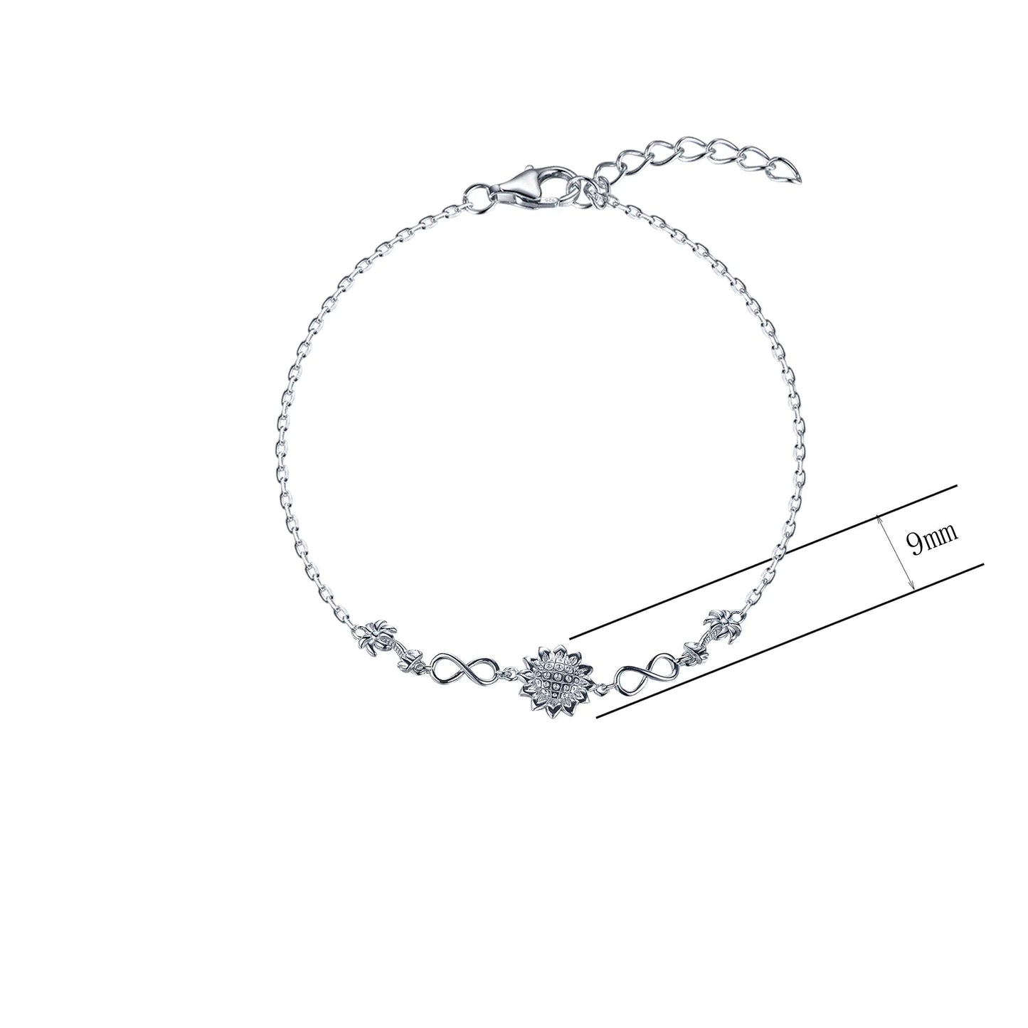 Wholesale Adjustable Link Chain Flower Shape Bracelet​