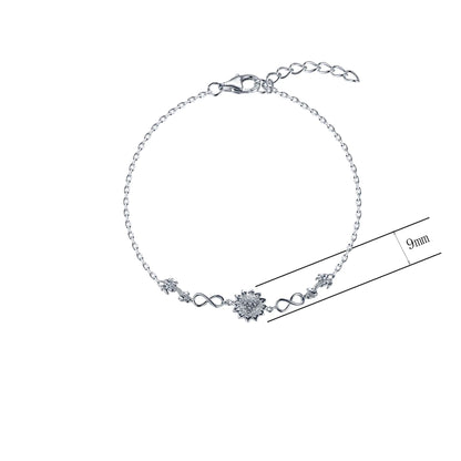 Wholesale Adjustable Link Chain Flower Shape Bracelet​