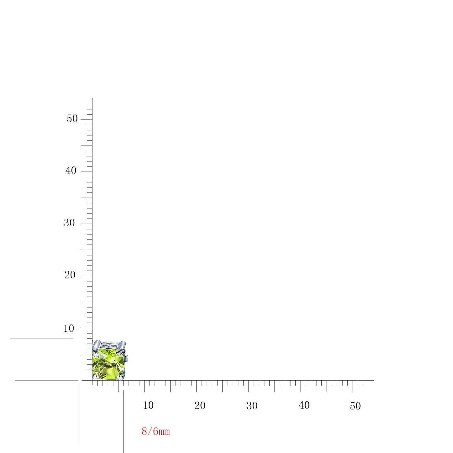 Wholesale Cushion Cut Green Peridot Gemstone Tennis Bracelets