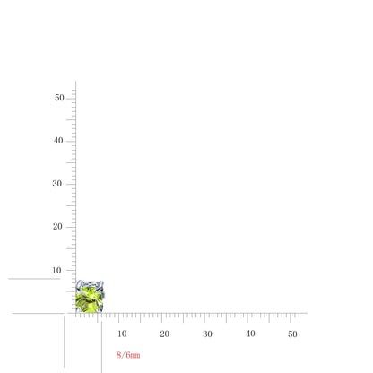 Wholesale Cushion Cut Green Peridot Gemstone Tennis Bracelets