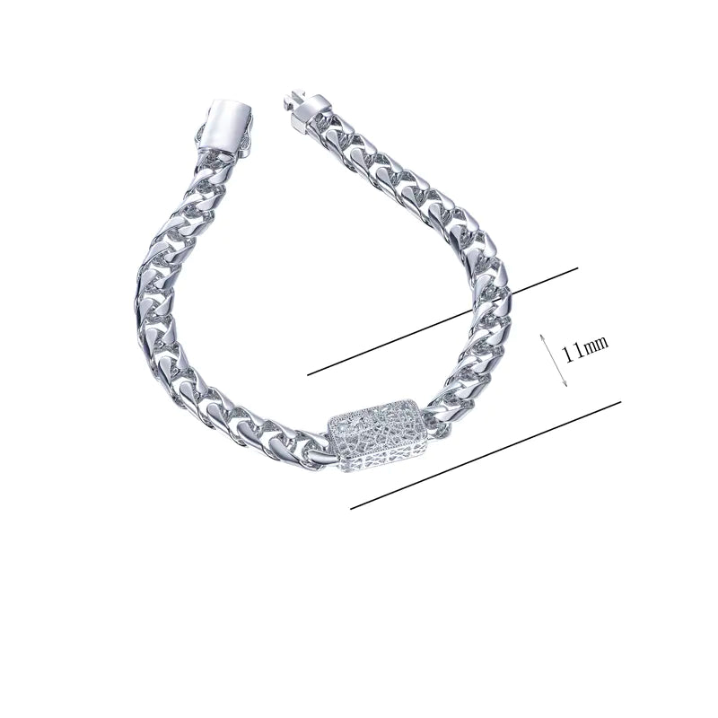 Wholesale Personalized Hollow Accessories Cuban Curb Bracelet