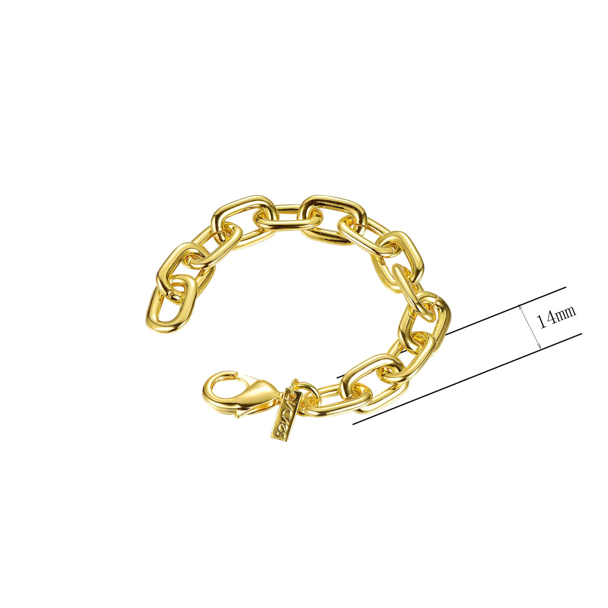 Wholesale Personalized Oval Large Link Chunky Chain Bracelet