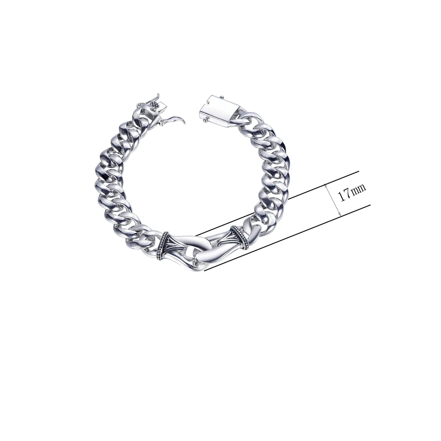 Wholesale Polished Cuban Curb Chunky Link Bracelet