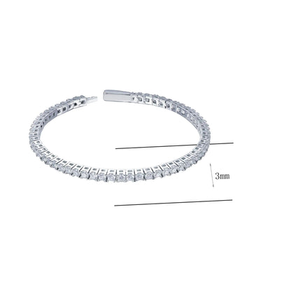Wholesale Round Lab Diamond Classic Tennis Bracelet​