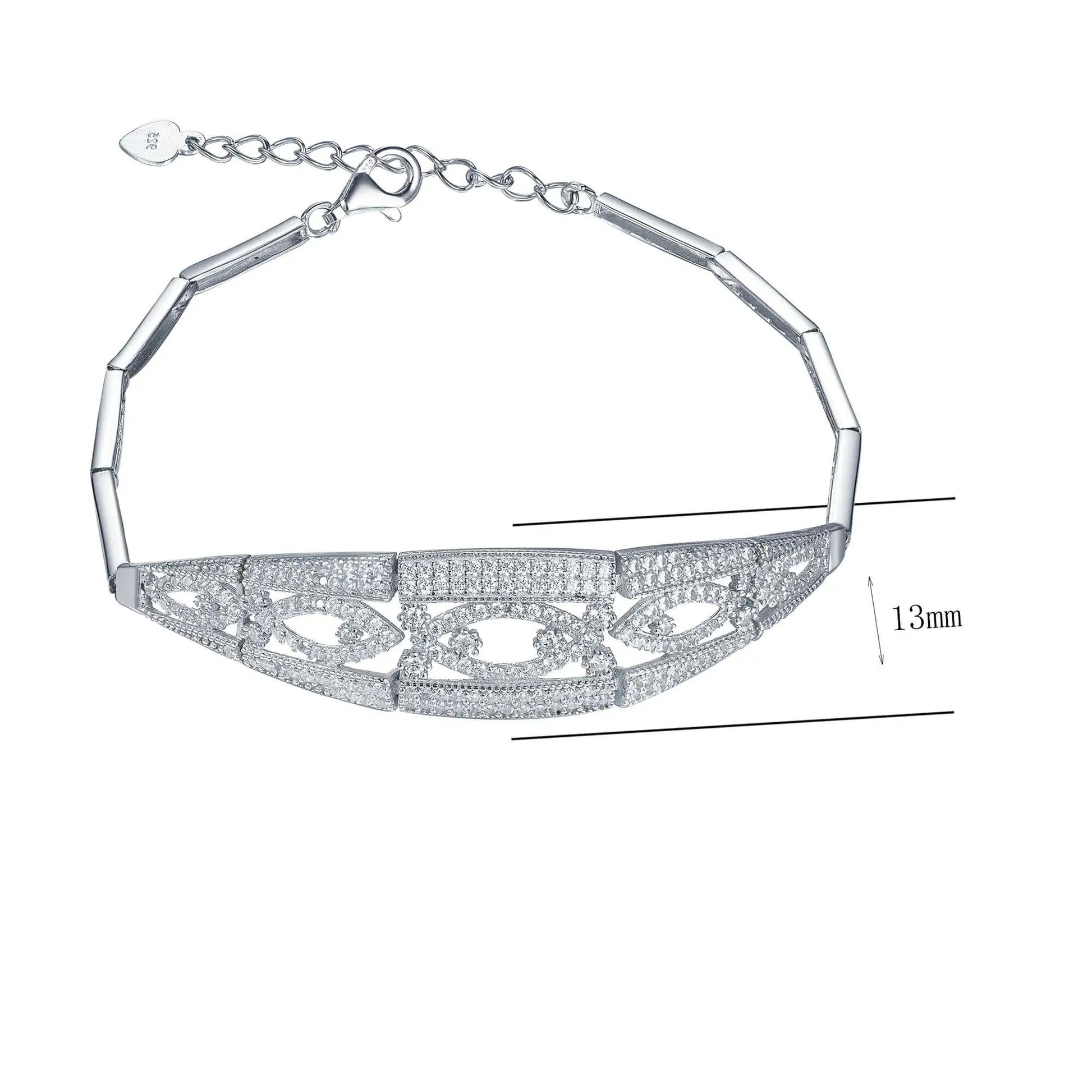 Wholesale Silver Bar Design Personalized Bangle Bracelet​