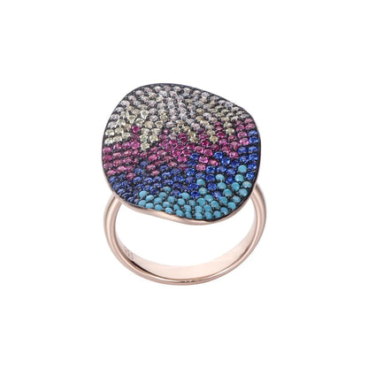 Wholesale Silver CZ & Corundum & Spinel & Nano Ring Colorful Jewelry Sets