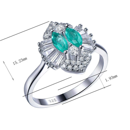 Wholesale Silver CZ Vintage Inspired Mixed Cut Gem Stone Rings