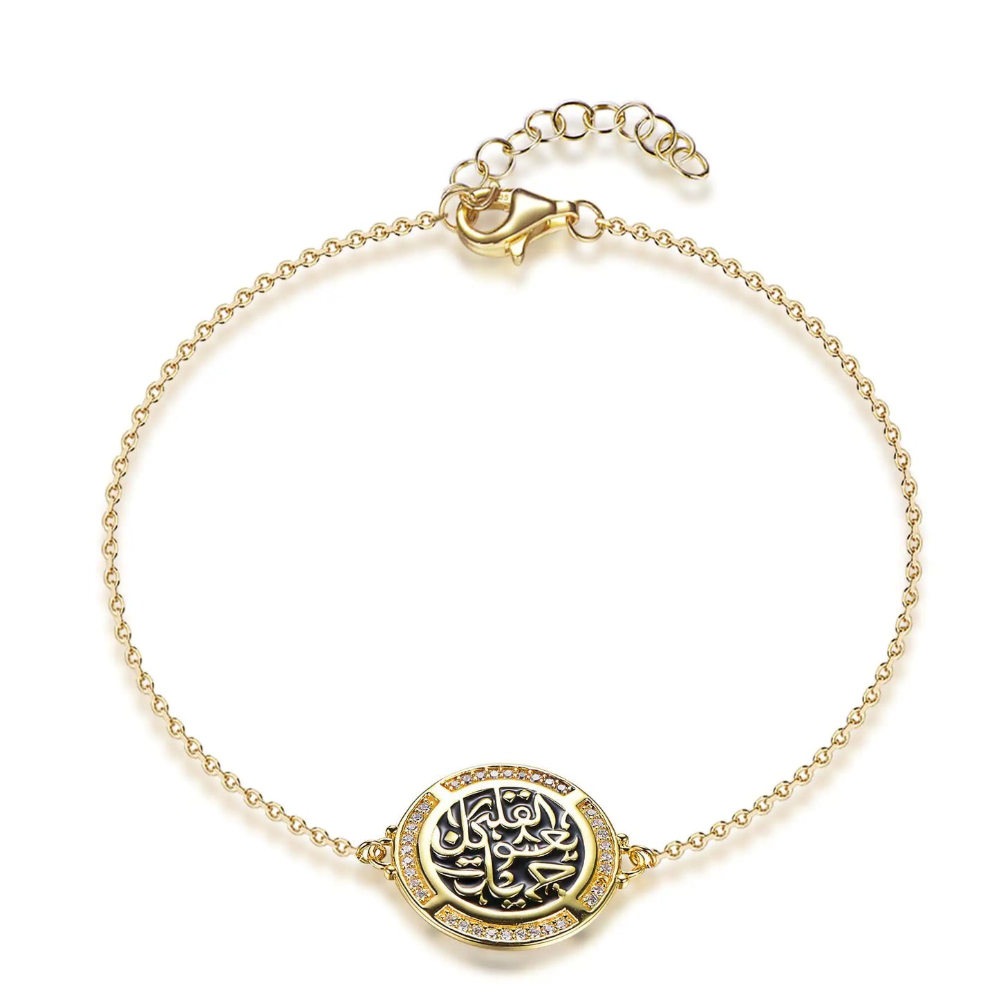 Wholesale Silver Gold Plated CZ & Enamel Personalized Chain Bracelets