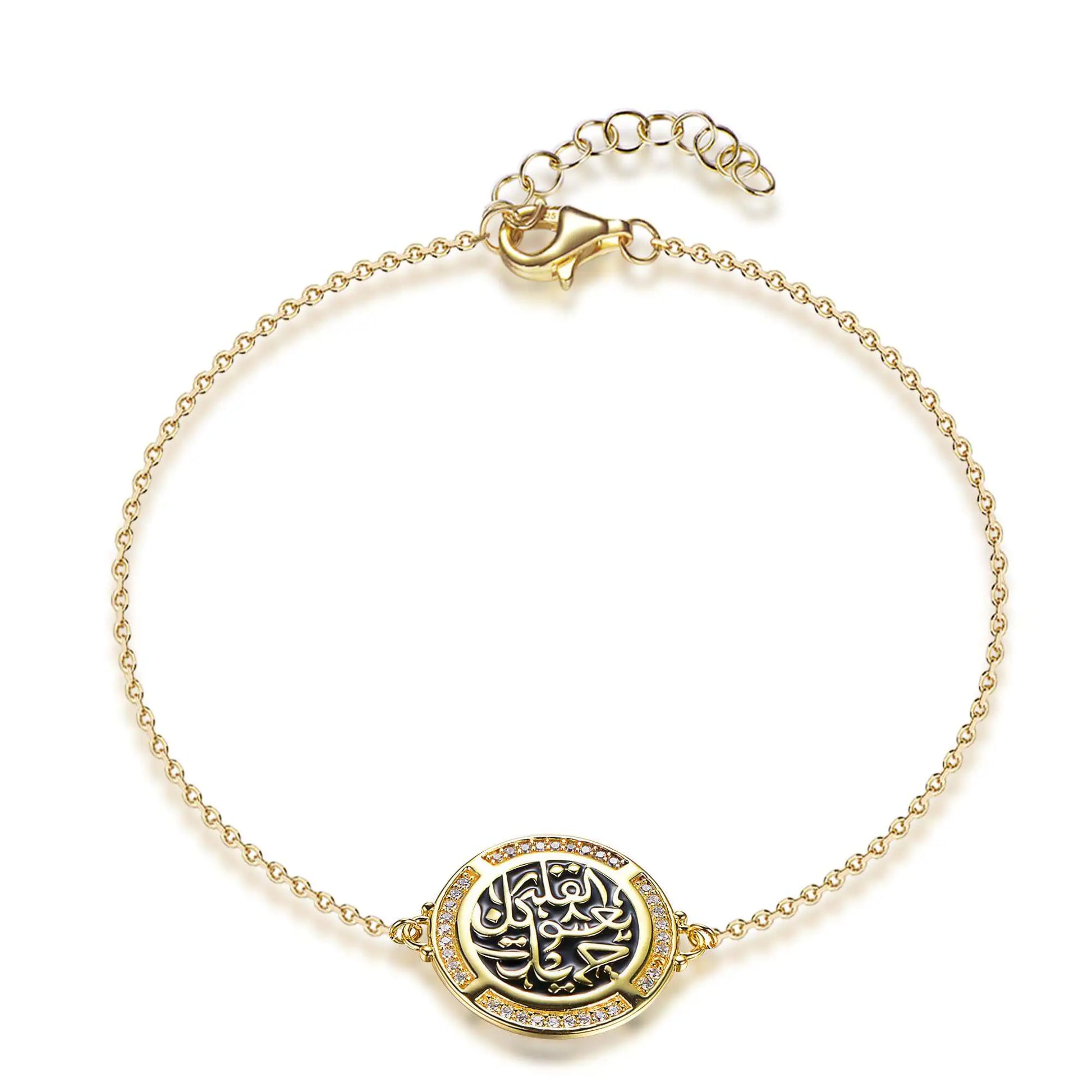 Wholesale Silver Gold Plated CZ & Enamel Personalized Chain Bracelets