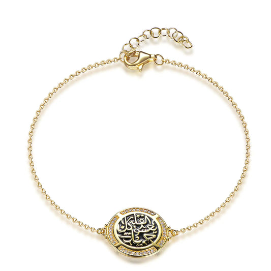 Wholesale Silver Gold Plated CZ & Enamel Personalized Chain Bracelets