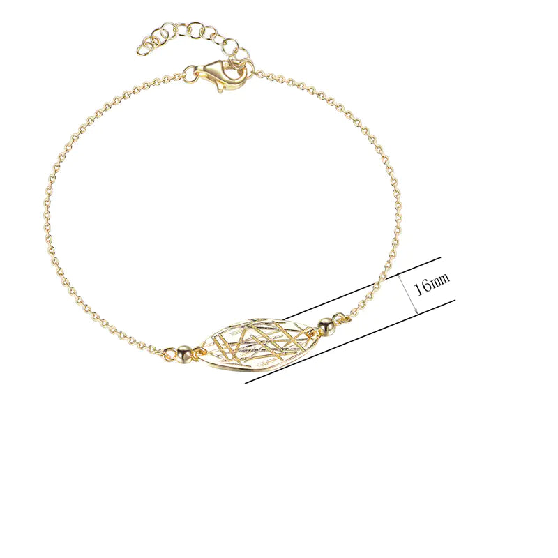 Wholesale Silver Gold Plated Plain Adjustable Personalized Bracelets​