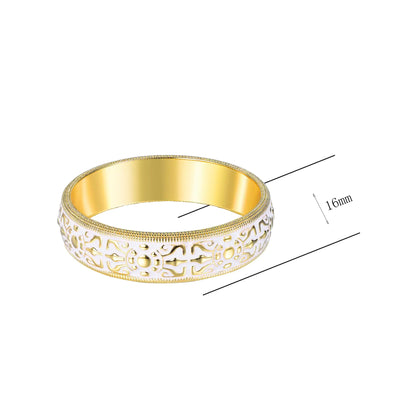 Wholesale Silver Hollow Out Enamel Bangle Bracelet