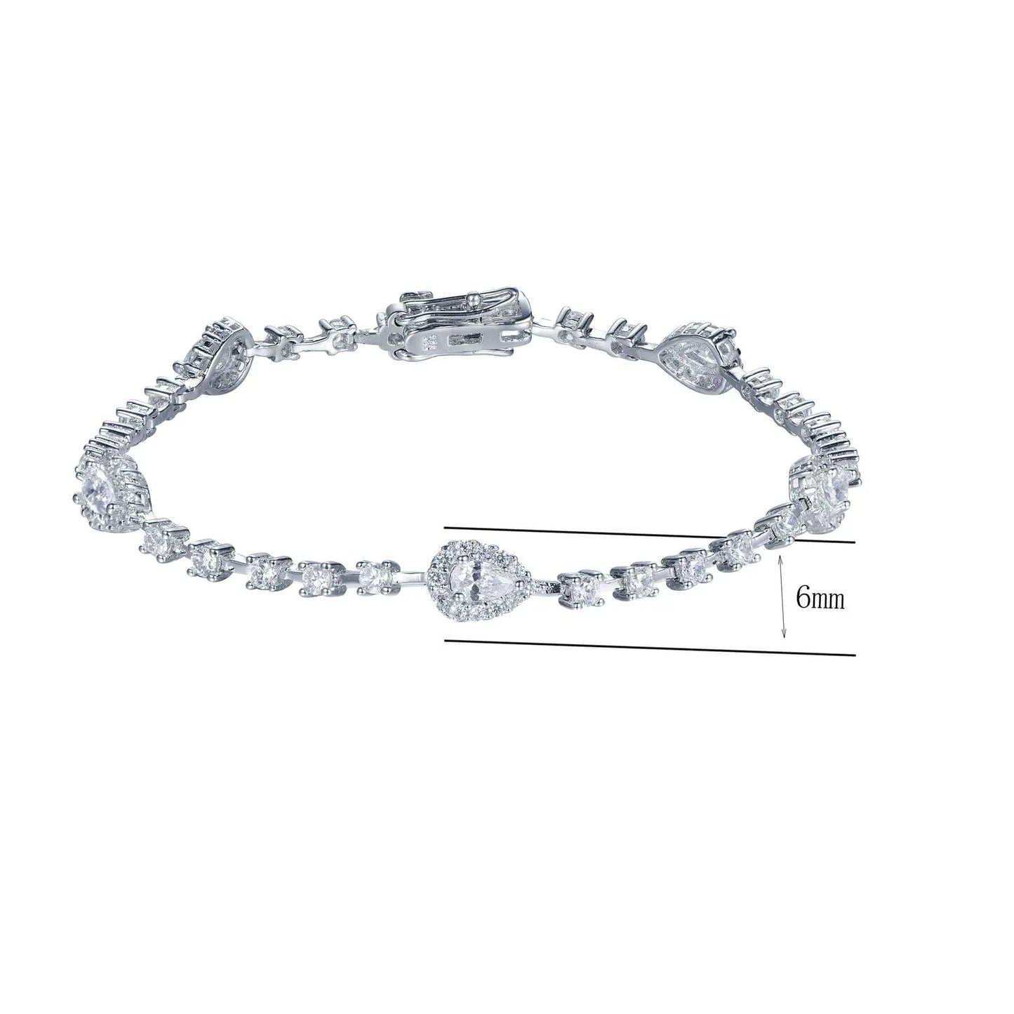 Wholesale Silver Lab Diamond Tennis Bracelet​