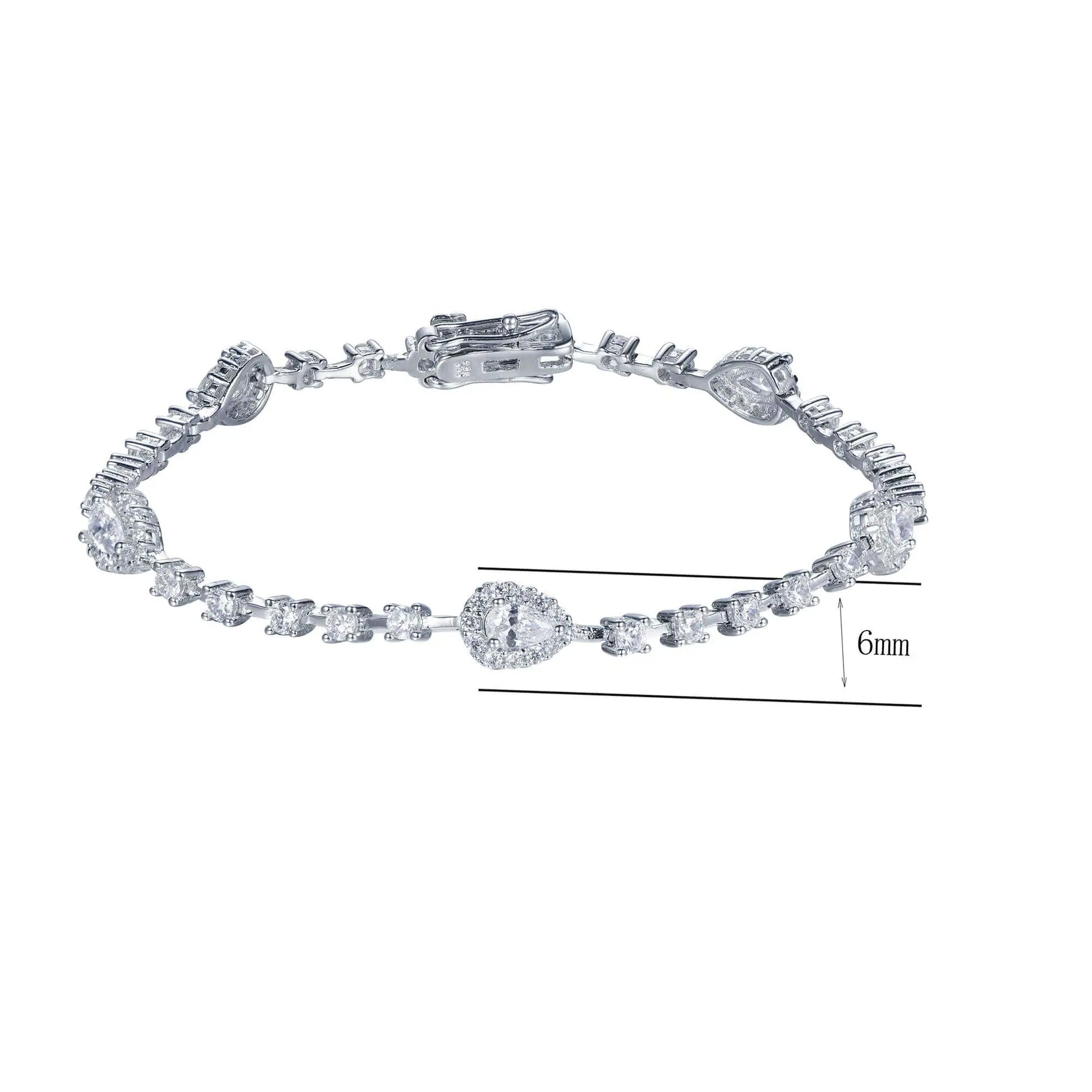 Wholesale Silver Lab Diamond Tennis Bracelet​