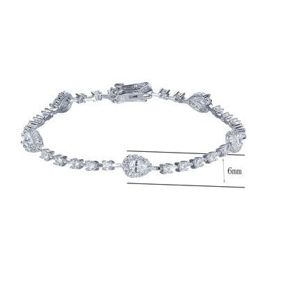 Wholesale Silver Lab Diamond Tennis Bracelet​