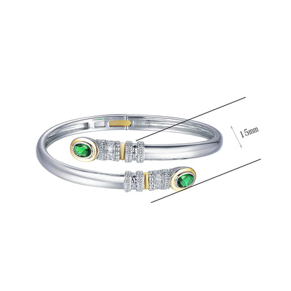 Wholesale Silver Unique Design Open Vintage Bangle Bracelets