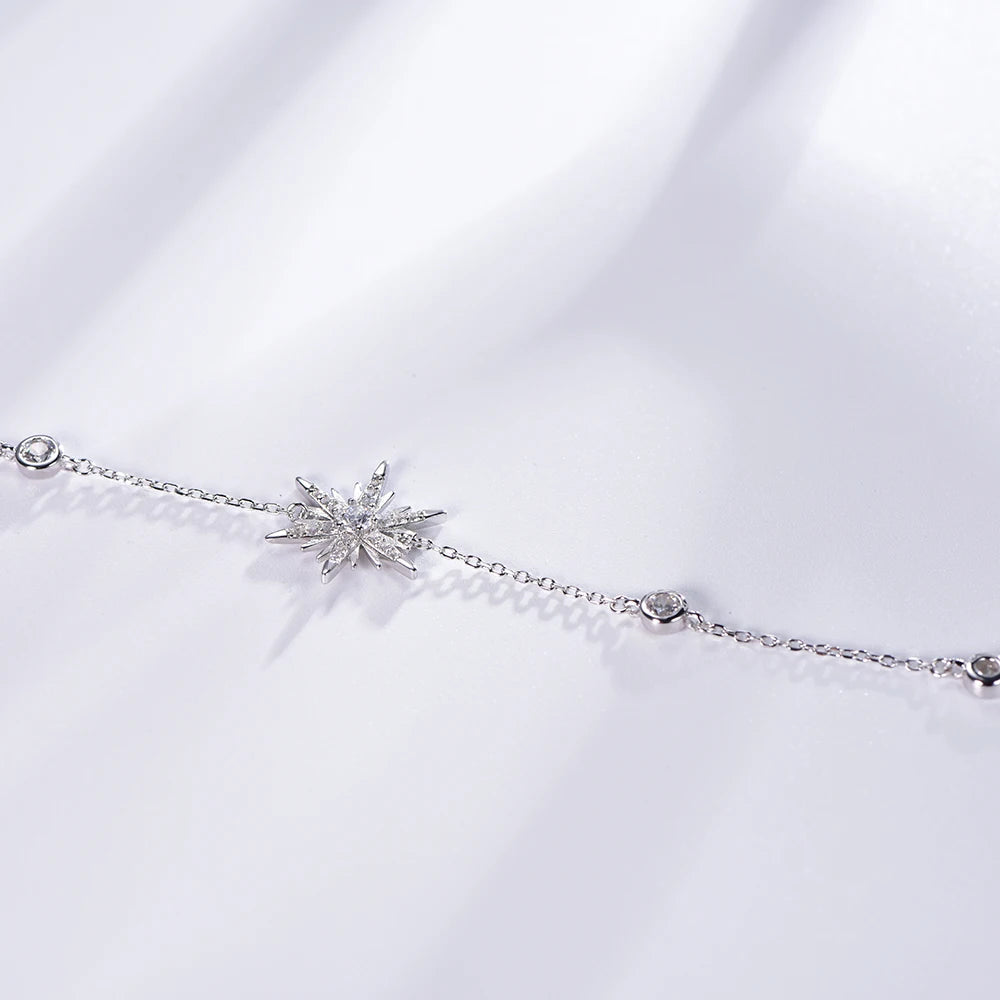 Zirconia Radiant Star Bracelet Multi Size Adjustable Jewelry Casual Dinner Bracelets Kirin Jewelry